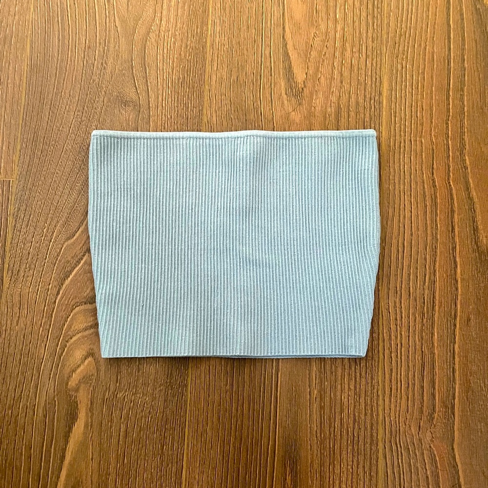 LA Hearts Baby Blue Tube Top Size Small
